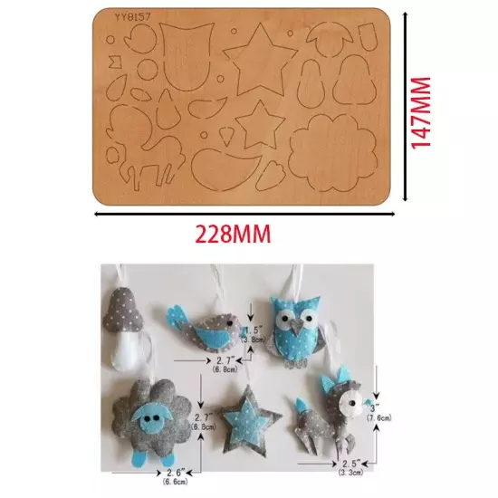 Suitable for all cut machines on the market die cuts Small animal mold knife die