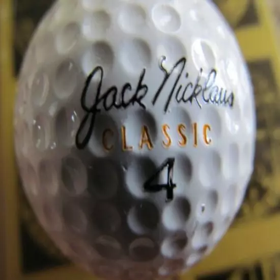 DOZEN UNUSED JACK NICKLAUS CLASSIC GOLF BALLS IN 4 SLEEVES IN THE DOZEN BOX