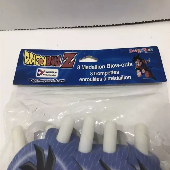 8 Pack DRAGON BALL Z BLOWOUTS ~ Birthday Party Supplies Favors Toei Cartoon GoKu