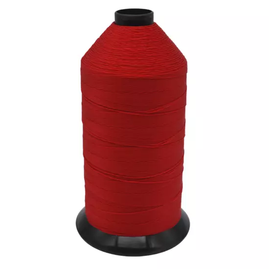 Red Bonded Nylon Upholstery Thread Size 207, Tex 210, 16 Oz. 1900 Yards