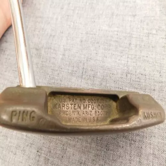 ORIGINAL 1967 PING KUSHIN SLOTTED PUTTER KARSTEN MFG. 36'' VINTAGE