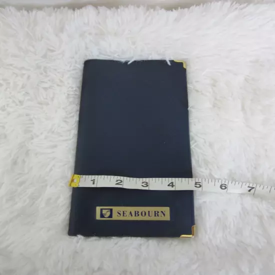 Seabourn Travel Wallet Passport Document Portfolio Organizer Navy Nylon