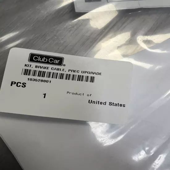 OEM Club Car Precedent Golf Cart Brake Cable KIT 103528801 