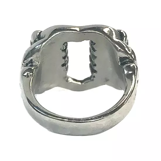 Stainless Steel Men’s Biker Style Ring Size 12 Prisoner Of Love Hands 15 Grams