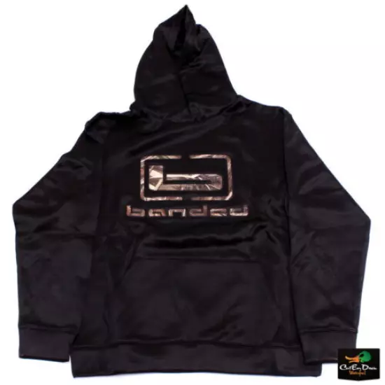 NEW BANDED GEAR b LOGO HOODIE HOODED SWEATSHIRT BLACK W/ MAX-5 CAMO LOGO SMALL