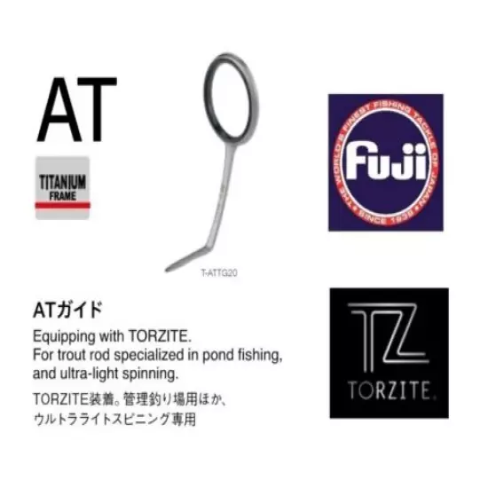 Fuji Titanium Torzite Guide (T-ATTG) (Fishing Custom Rod Building)