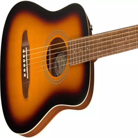 Fender Redondo Mini Acoustic Guitar with Gig Bag, 22.75" Scale - Sunburst