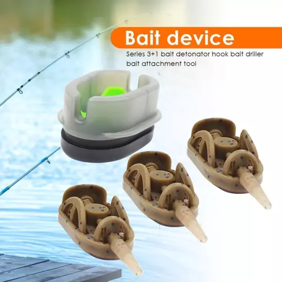 Practical Sea Fishing Nest Device Sinker Method Flat Troughs Feeder Mould Set