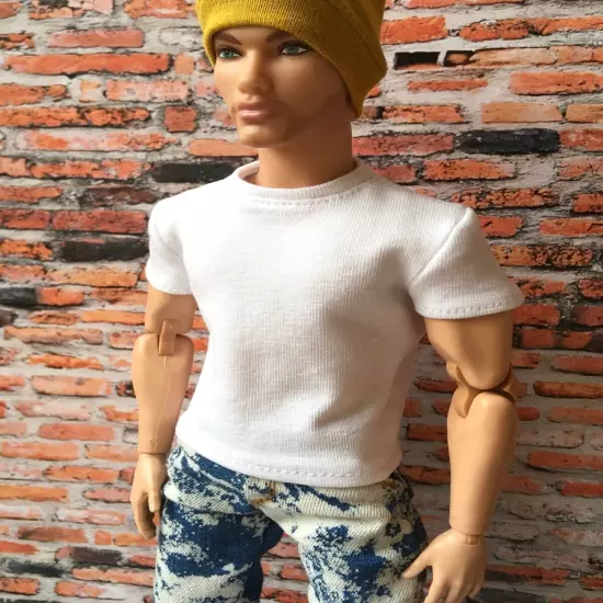 Bouutique Vital Short Sleeve T-shirt for Ken Doll, many colors