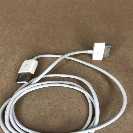 Lot Of 5 Genuine OEM Apple 30-Pin Dock to USB-A Cable Adapter 3.3ft