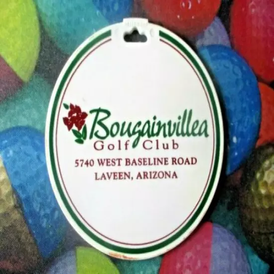 vtg - PGA Golf Bag Tag - BOUGAINVILLEA GOLF CLUB gc - Laveen AZ