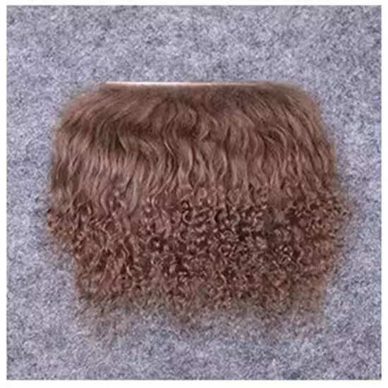 2x4" Tibetan Lamb Mohair for Doll Wigs Mongolian Curly Fur Hair Reroot Doll Hair