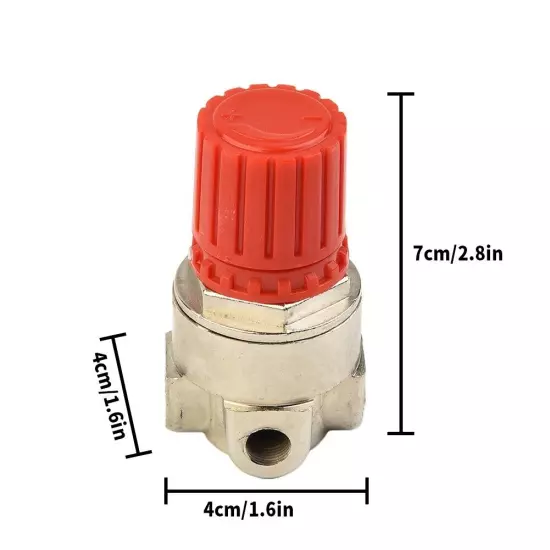 Air Compressor Accessories Valve Air Pressure Valve 2.8 X 1.6 X 1.6in 4 Holes