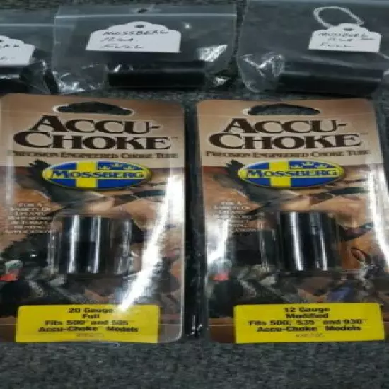 Lot of 9 Misc Choke Tubes for Mossberg Shotguns for 12 Ga. and 20 Ga. #956