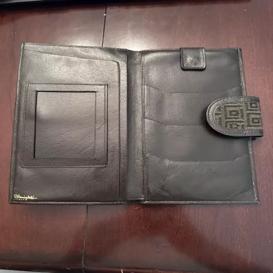 Vintage Bloomingdales Wallet Passport Holder, Made In Italy