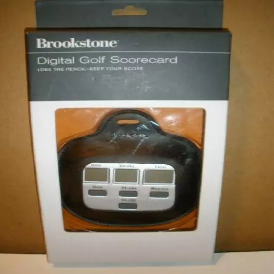 NEW Brookstone Digital Golf Scorecard (O54)