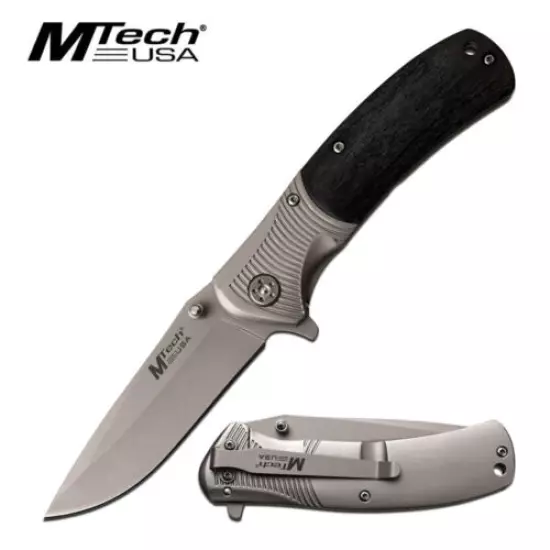 New MTech Stainless Steel Folding Folder Tactical Knife Hunting Camping MT-996BK