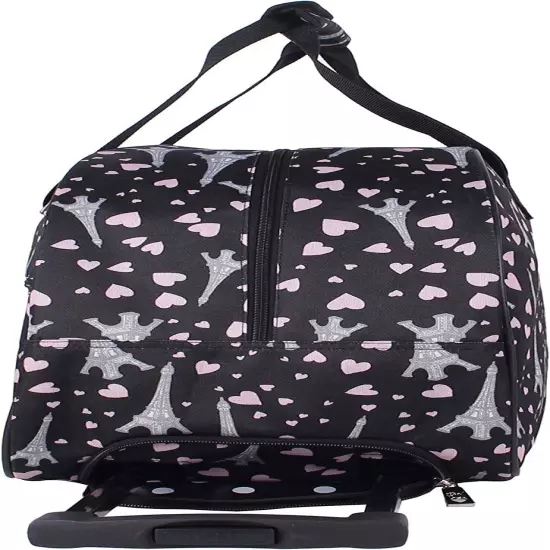 Betsey Johnson Unisex Carry-On Luggage Collection 2 - Roller Duffle Bag