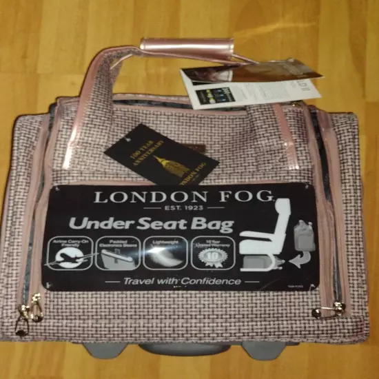 London Fog 15" Under Seat Bag 100 Year Anniversary Sheffield II