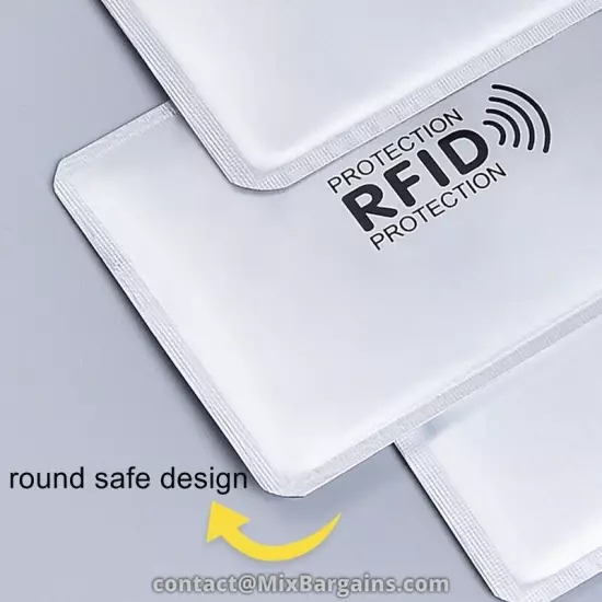 BEST SLEEVES RFID CREDIT CARD DEBIT GIFT HIGH QUALITY CARD ALUMINUM BLOCKING