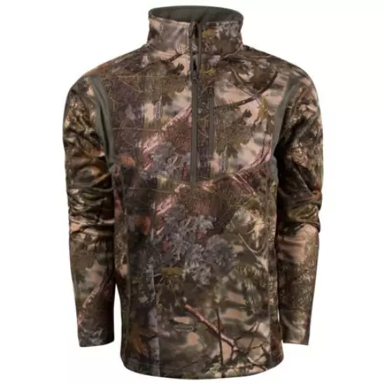 King's Camo Hunter Series 1/4 Zip Pullover Mountain Shadow