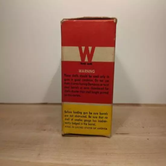 VINTAGE WINCHESTER Ranger Super Target Load 12 Ga Empty Shotshell Box Only