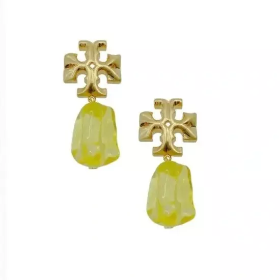 Tory Burch Roxanne earrings in Yellow/Gold