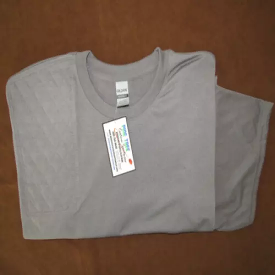 2XL Right Hand Trap Pad CHARCOAL Performance Moisture Wicking Shooting Tee 