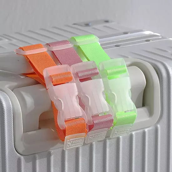 Plastic Luggage Carrying Clip Buckle Luggage Strap Suitcase Travel Accessories