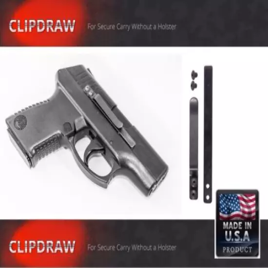 SCCY Semi-Auto CLIPDRAW All Models Belt Clip Conceal Carry #SA-B Black IWB