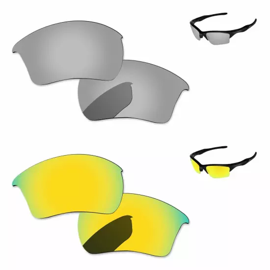 Lensology Polarize Replacement Lenses For-Oakley Half Jacket 2.0 XL OO9154-Opt