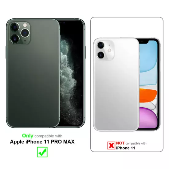 3x Fullcover Tempered Glass for Apple iPhone 11 PRO MAX Protection Installation