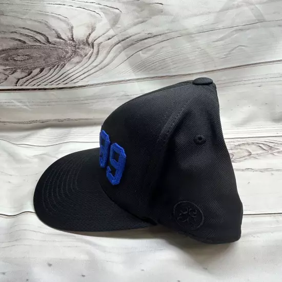 NEW G/Fore Hat Mens Snapback "TH99" Black Blue Flexfit One Ten 1.10 Adjustable