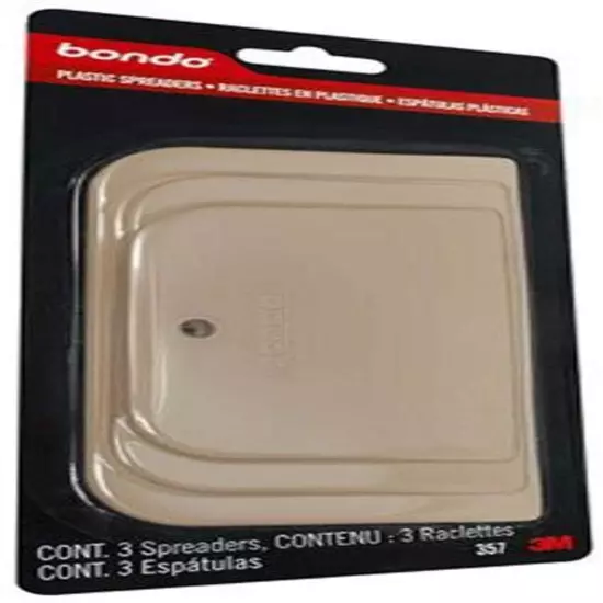 Bondo Spreader 3-Pack, 00357, 3 Sizes per Pack