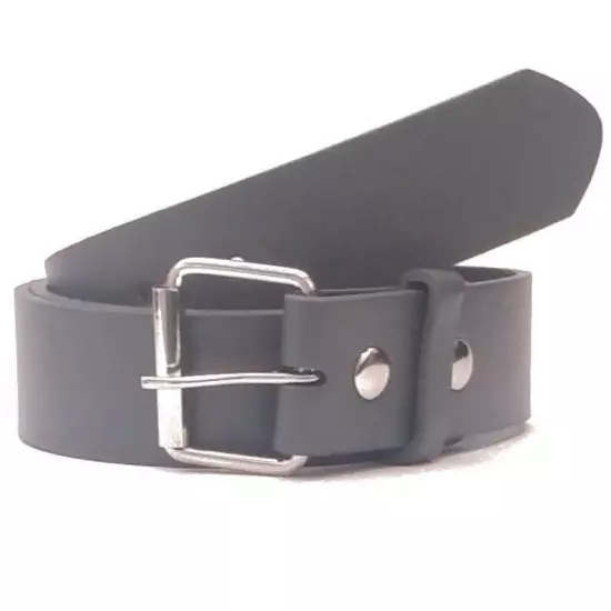 NEW Thick Wide Bonded Leather Belt w/ Removable Silver Buckle 12 Bright Colors!