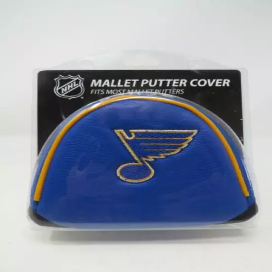 St Louis Blues NHL Blade or Mallet Putter Golf Club Head Cover Embroidered