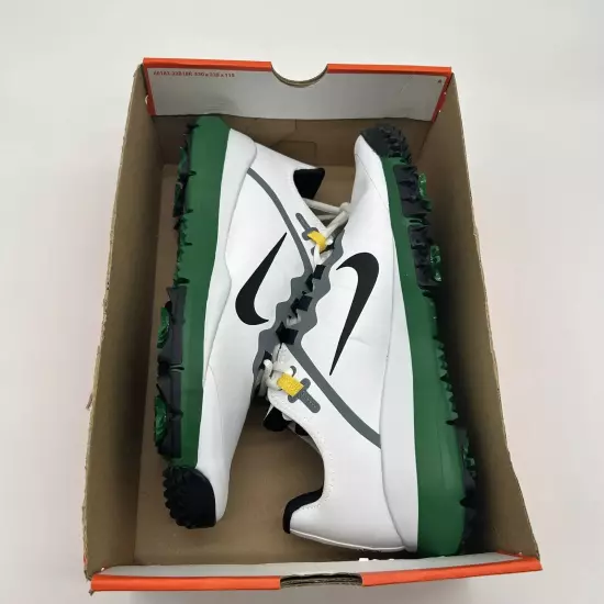 Nike TW '13 White Black Pine Green Tiger Woods Masters DR5752-100 Size 7