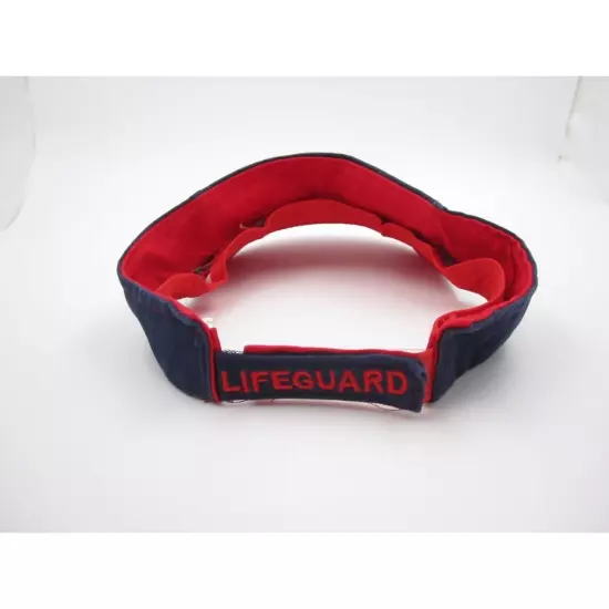 Lifeguard Outer Banks North Carolina NC Adjustable Sun Visor Hat (A)