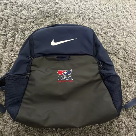 Nike Backpack USA Wrestling Gray Freeks Inflict Wrestling Shoes Lot