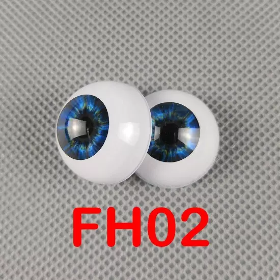 2x Lifelike Reborn Baby Doll Eyes Acrylic Eyeball For Newborn Doll Supplies DIY