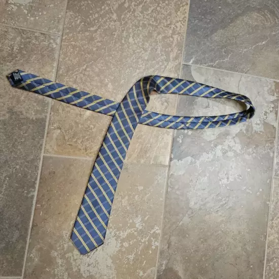 Men's Nautica Blue and Yellow Striped Tie - Professional 