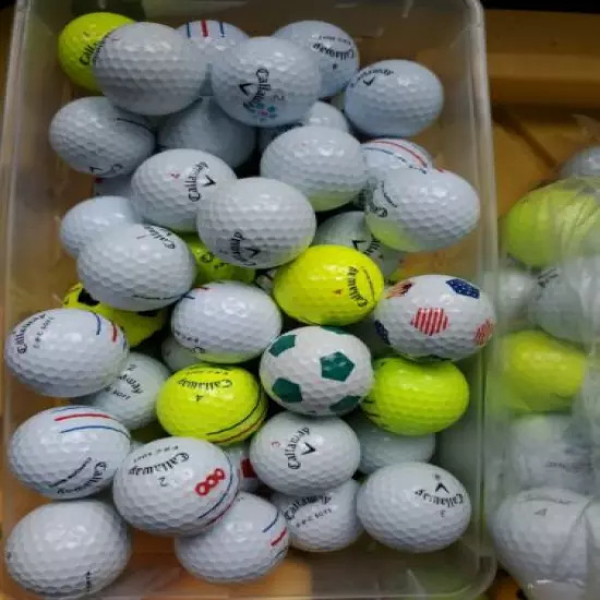 Callaway Chrome Soft/ X /ERC Golf Balls Mixed Lot 4-5A15 per Auction SHIPS FREE