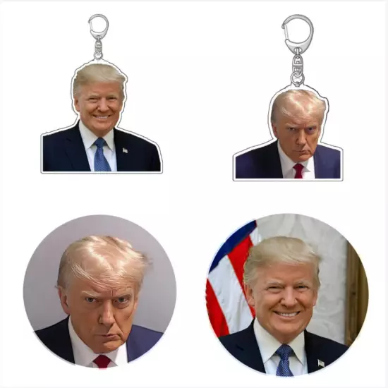 Trump Keychain | Patriotic Accessory | Political Souvenir