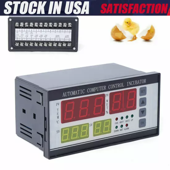 Automatic Digital Incubator Temperature Humidity Controller XM-18 Thermostat