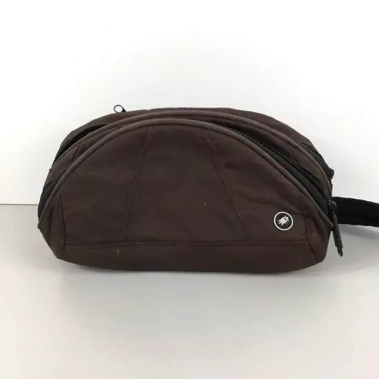 PacSafe Anti-Theft Travel Gear Brown Fanny Pack StashSafe #100 Hip Pack PB020