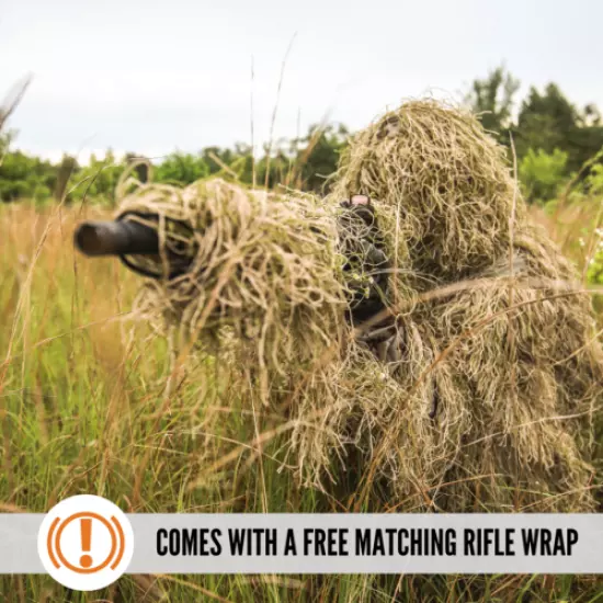 Arcturus Warrior Ghillie Suit | Field Grass | 4-Piece Hunting Camo Suit