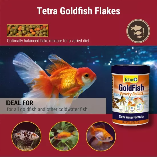 Goldfish Variety Pellets, Balanced Diet, 1.87 Ounce