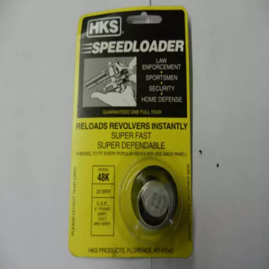 HKS Speedloader; 48K; 6-Shot; 22 WMR, 22 Magnum; 2 Pack; Fast & Dependable