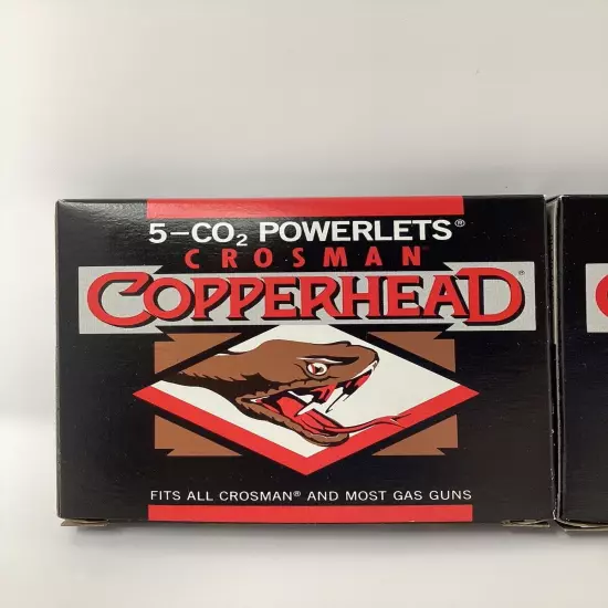 Crosman Airgun 5 Copperhead CO2 Powerlets 12 Grams Lot Of 2 (10 Total)