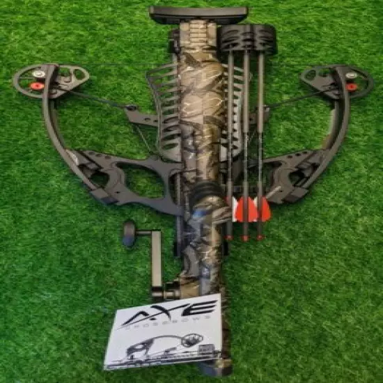 Axe Crossbows AX405, Multi-Pattern Camo, 405 FPS, w/ Illum. Scope - AX40001